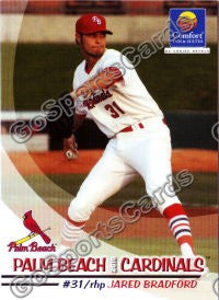 2010 Palm Beach Cardinals Jared Bradford