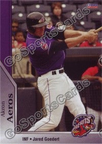 2009 Akron Aeros Jared Goedert