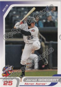 2012 Akron Aeros Jared Goedert