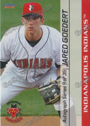 2013 Indianapolis Indians Jared Goedert