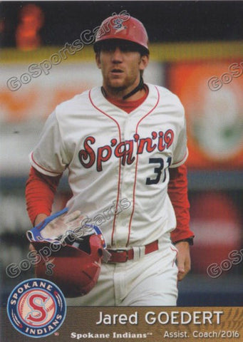 2016 Spokane Indians Jared Goedert