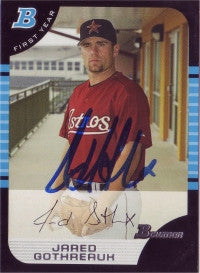 Jared Gothreaux 2005 Bowman #290 (Autograph)