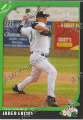 2007 Clinton Lumberkings Jared Locke