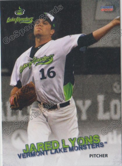 2015 Vermont Lake Monsters Jared Lyons