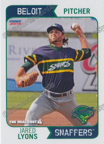 2016 Beloit Snappers Jared Lyons