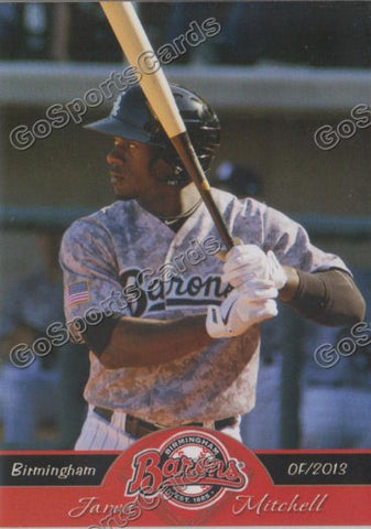 2013 Birmingham Barons Jared Mitchell