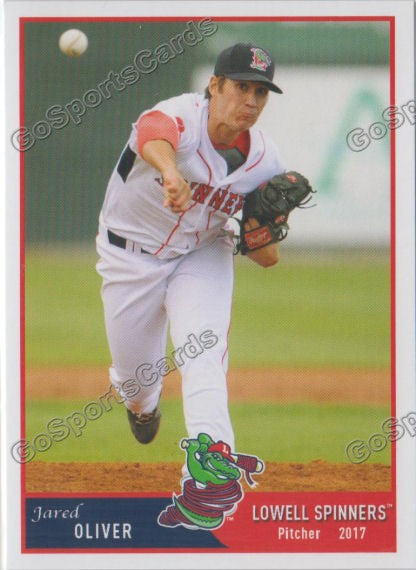 2017 Lowell Spinners Jared Oliver