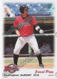2010 Birmingham Barons Jared Price