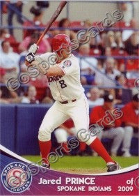 2009 Spokane Indians Jared Prince