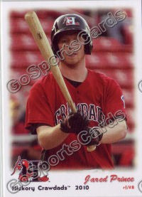 2010 Hickory Crawdads Jared Prince