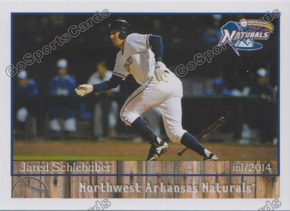 2014 Northwest Arkansas Naturals Jared Schlehuber