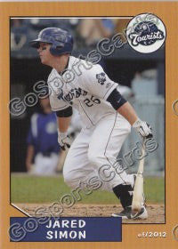 2012 Asheville Tourists Jared Simon