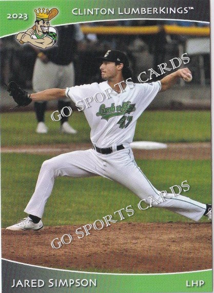 2023 Clinton LumberKings Jared Simpson