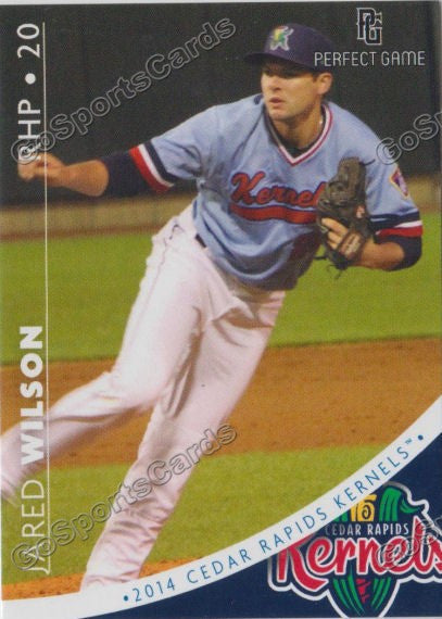 2014 Cedar Rapids Kernels Jared Wilson