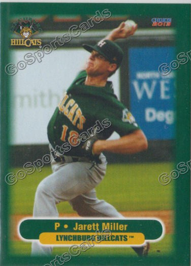 2013 Lynchburg Hillcats Jarett Jarrett Miller