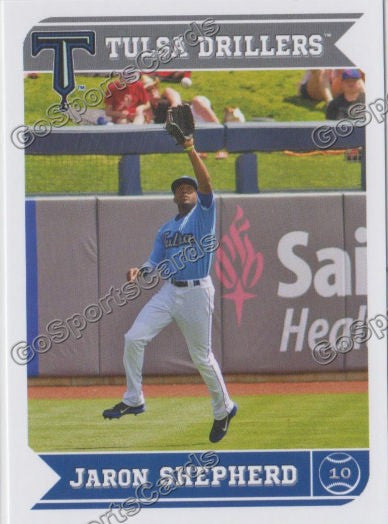 2013 Tulsa Drillers Jaron Shepherd