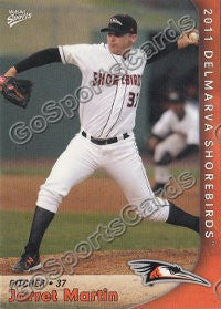 2011 Delmarva Shorebirds Jarret Martin