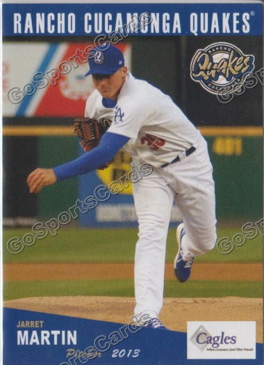 2013 Rancho Cucamonga Quakes Jarret Martin
