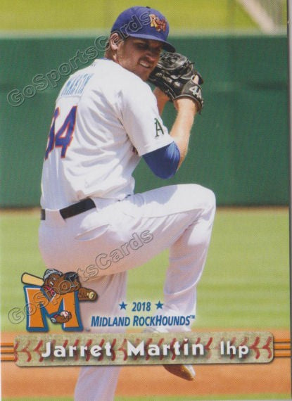 2018 Midland RockHounds Jarret Martin