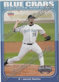 2010 Southern Maryland Blue Crabs Jarrett Santos