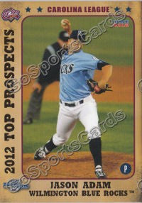 2012 Carolina League Top Prospects Jason Adam