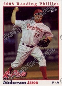 2008 Reading Phillies Jason Anderson