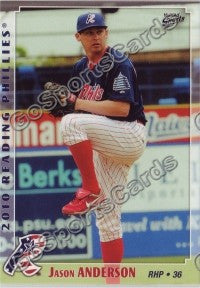 2010 Reading Phillies Jason Anderson