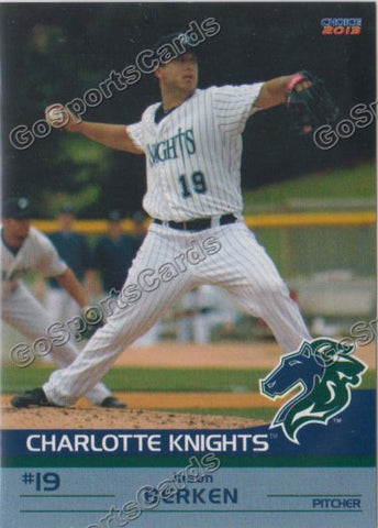 2013 Charlotte Knights Jason Berken