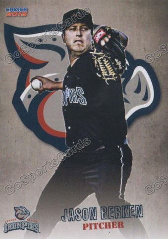 2015 Lehigh Valley IronPigs Jason Berken 2nd