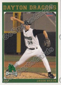 2011 Dayton Dragons Jason Braun