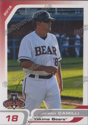2012 Yakima Bears Jason Camilli