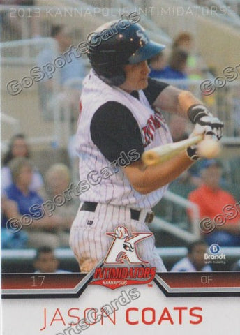 2013 Kannapolis Intimidators Jason Coats