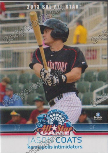 2013 South Atlantic League All Star SAL ND Jason Coats