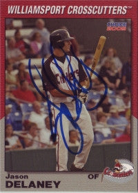 Jason Delaney 2005 Choice Williamsport CrossCutters #08 (Autograph)