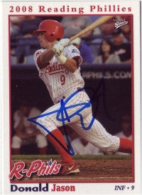 Jason Donald 2008 Reading Phillies (Autograph)