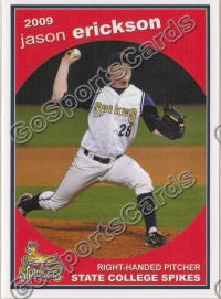 2009 State College Spikes Jason Erickson