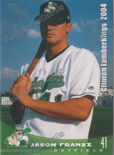 2004 Clinton Lumberkings Jason Fransz