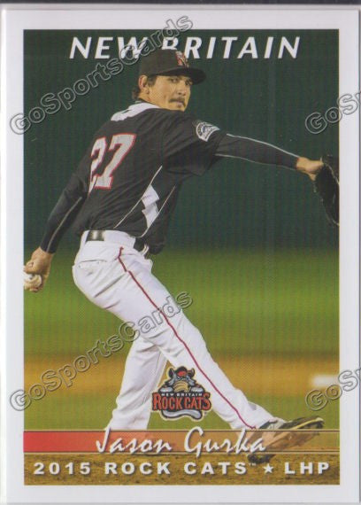 2015 New Britain Rock Cats Jason Gurka