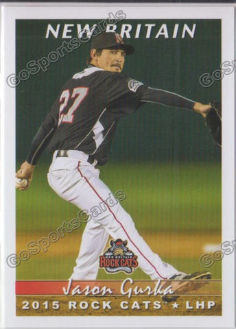 2015 New Britain Rock Cats Jason Gurka