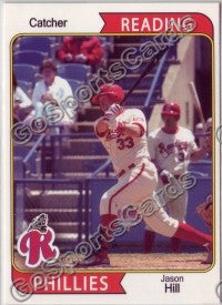 2007 Reading Phillies #10 Jason Hill