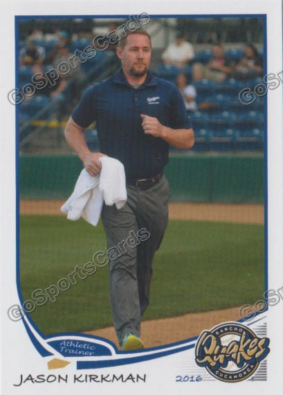 2016 Rancho Cucamonga Quakes Jason Kirkman