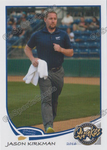 2016 Rancho Cucamonga Quakes Jason Kirkman