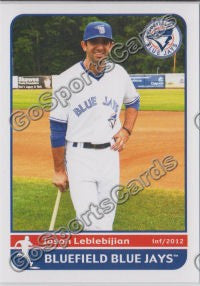 2012 Bluefield Blue Jays Jason Leblebijian