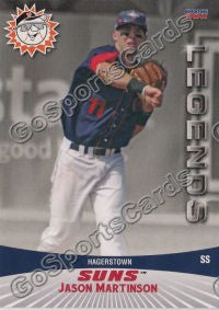 2011 Hagerstown Suns Legends Jason Martinson