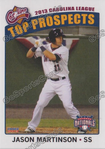 2013 Carolina League Top Prospect Jason Martinson