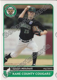 2012 Kane County Cougars Jason Mitchell