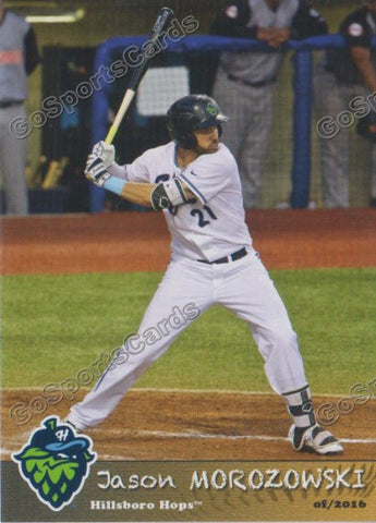 2016 Hillsboro Hops Jason Morozowski