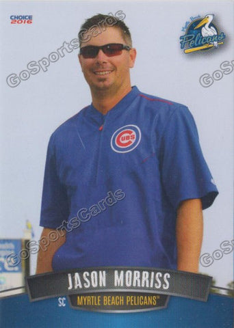 2016 Myrtle Beach Pelicans Jason Morriss
