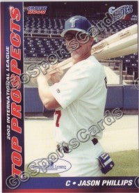 2002 International League Top Prospects Choice Jason Phillips