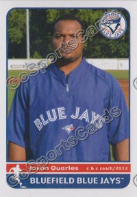 2012 Bluefield Blue Jays Jason Quarles